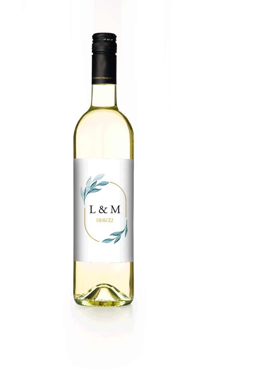 Flasche mit wechselnden Etiketten-Designs