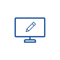 Bildschirm mit Stift integriert