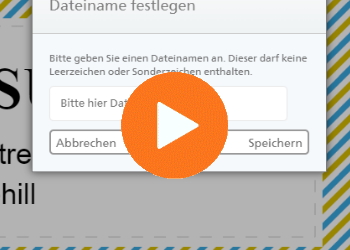 EAO Hilfevideo speichern