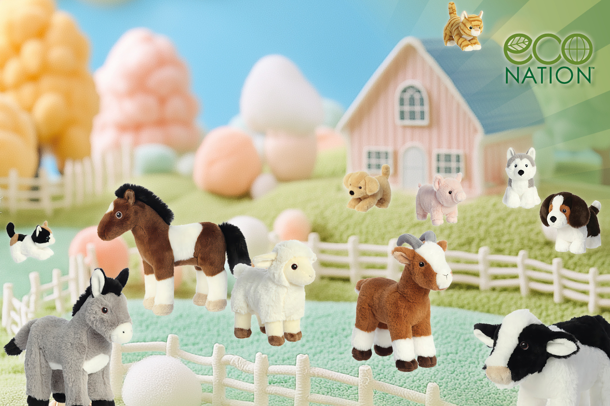 Haustiere zum Kuscheln auf dem Bauernhof