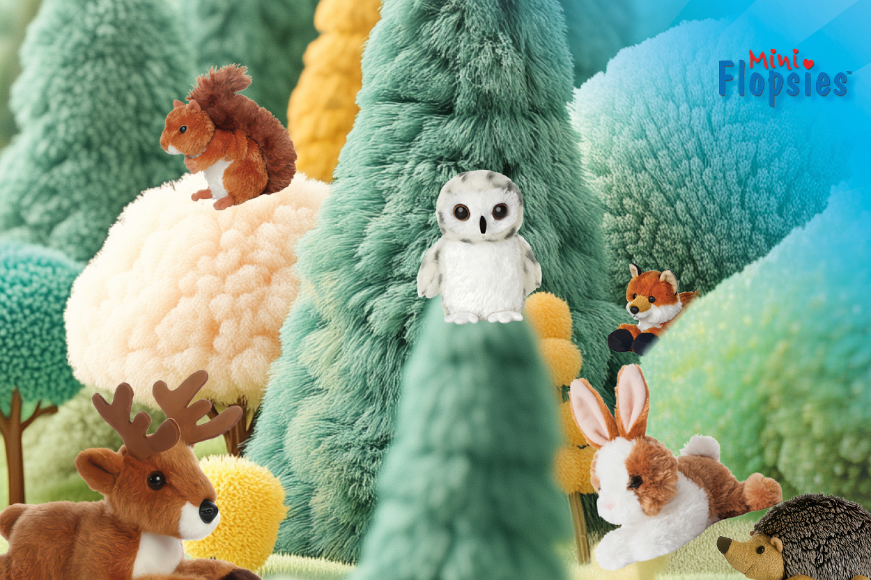 Waldtiere als Kuscheltiere im Wald" 

This phrase is already in German and does not require translation. However, if you're looking for a more fluent or natural expression, you might say: 

"Waldtiere, die als Kuscheltiere im Wald leben." 

This maintains the original meaning while enhancing clarity.