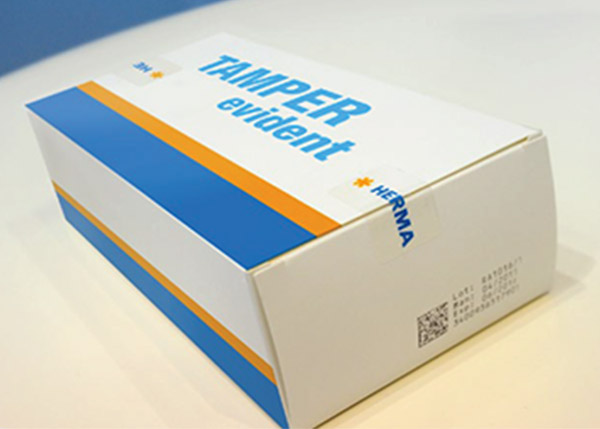 Verschlussetikett bei Arzneimittel-Faltschachteln