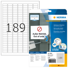 HERMA SPECIAL A4 ablösbare Etiketten