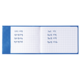 Matheaufgaben in einem Notizbuch: Addition und Multiplikation mit Ergebnissen.