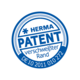 Herma Patentstempel mit der Aufschrift "PATENT verschwweißter Rand" und der Nummer "DE10 2011 010 272".