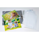 Zwei Fotos von Kindern in einem Ordner, eines zeigt ein Mädchen mit Blumen, das andere zwei Kinder im Freien. Transparentes Hüllenmaterial sichtbar.