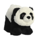 Plüschpanda mit schwarz-weißer Fellzeichnung, runder Form und großen, freundlichen Augen. Ideal als Kuscheltier oder Dekoration.