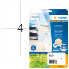 HERMA SPECIAL A4 Recyclingetiketten