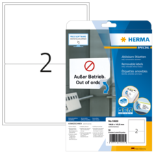 HERMA SPECIAL A4 ablösbare Etiketten