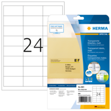 HERMA SPECIAL A4 Folien-Etiketten transparent matt