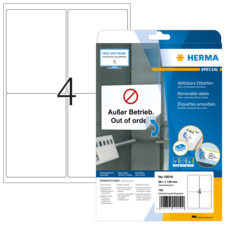 HERMA SPECIAL A4 ablösbare Etiketten