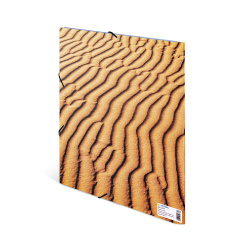 Sanddünen mit wellenförmigen Mustern, die die Textur und Struktur des Sands zeigen.