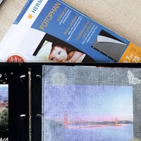 Verpackung von Fotokartons und Fotoalbum