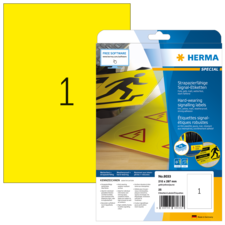 HERMA SPECIAL A4/A3 Folien-Etiketten gelb