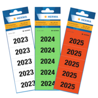 Jahreszahlenaufkleber für Ordnerrücken