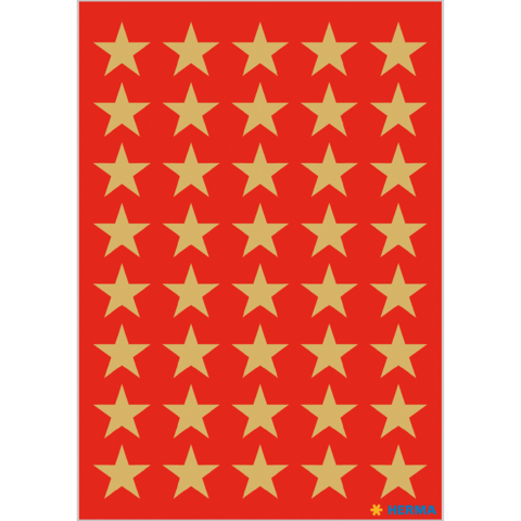 Rote Fläche mit goldenen Sternen in gleichmäßiger Anordnung, insgesamt 50 Sterne.