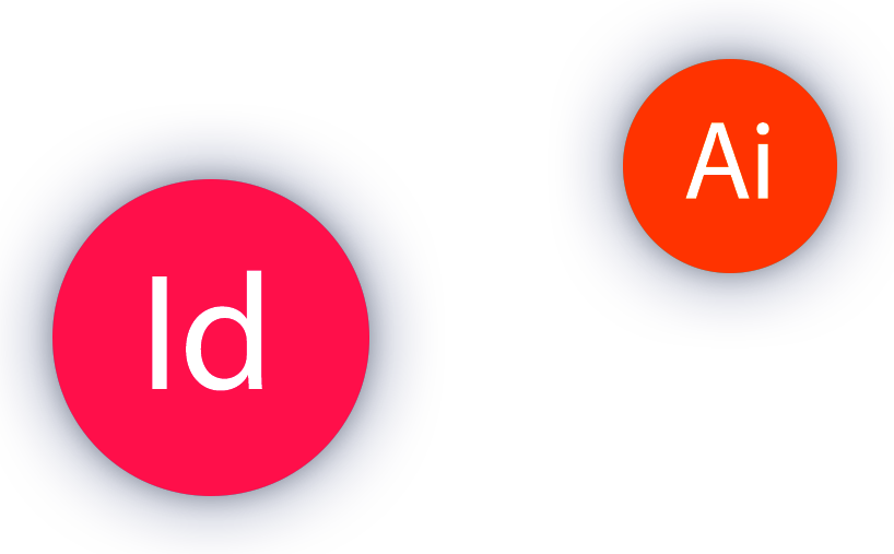 Software-Icons für Illustrator und InDesign