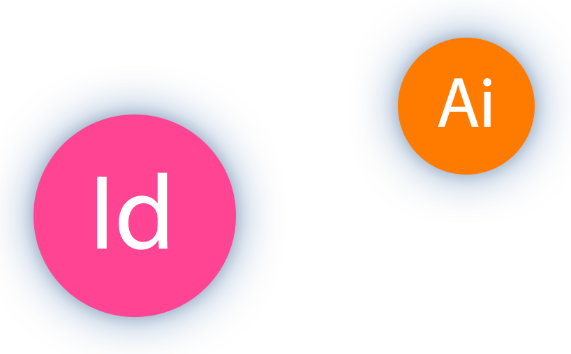 Software-Icons für Illustrator und InDesign