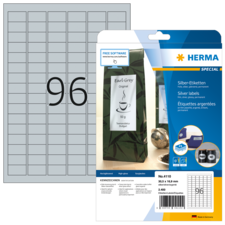 HERMA SPECIAL A4 Folien-Etiketten silber