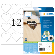 HERMA PREMIUM A4 Herz-Etiketten