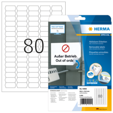 HERMA SPECIAL A4 ablösbare Etiketten