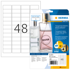 HERMA SPECIAL A4 Folien-Etiketten transparent glasklar